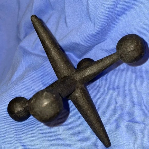 Mid-Century Rustic Metal Jack - Picture 1 of 4